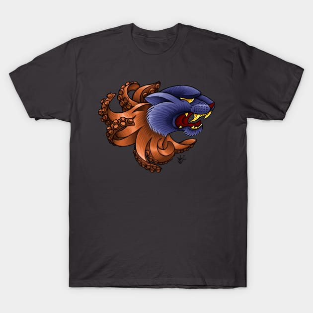 Octopanther T-Shirt by jobyc